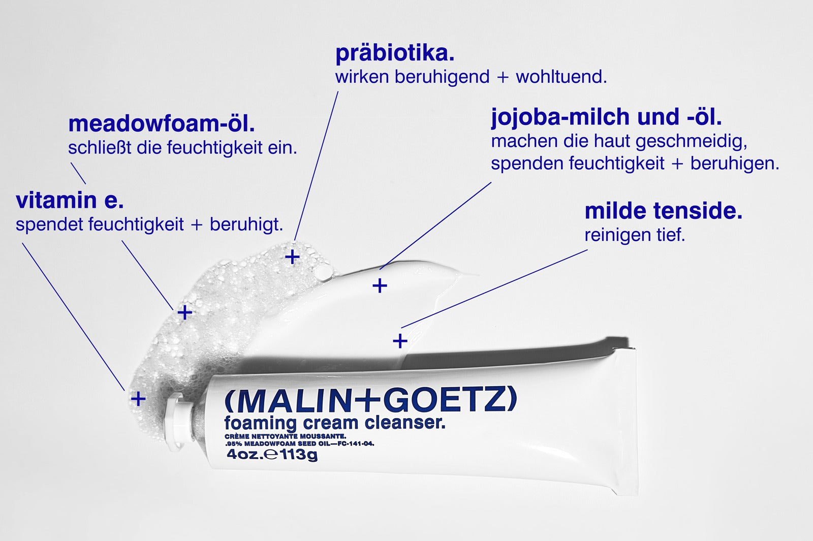 foaming cream cleanser.