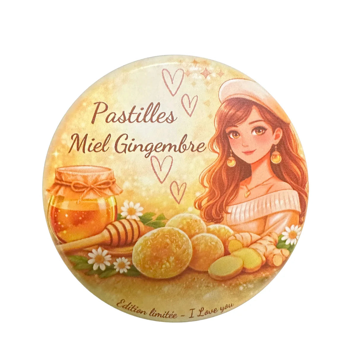 I Love you Pastillen Honig Ingwer