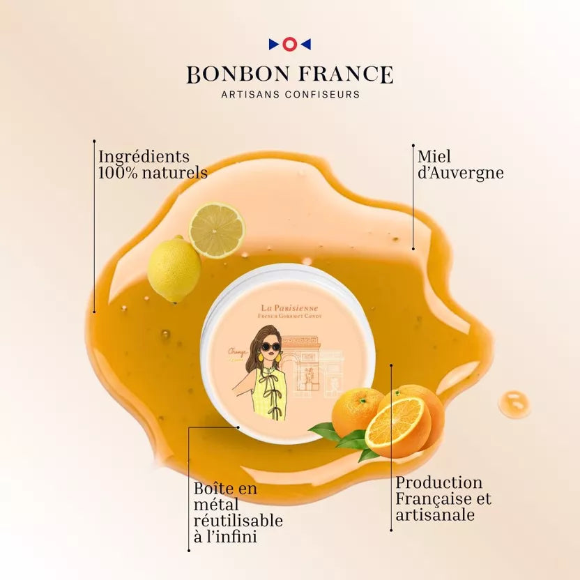 La Parisienne Pastillen Orange-Zitrone