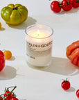 Tomato candle.