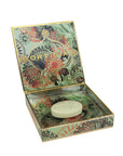 Fico d'India glass bowl with soap