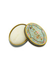 Florio soap in tin can