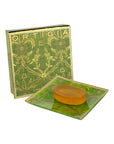 Lime di Sicilia glass bowl with soap