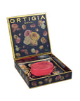 Rose Antiche Glasschale mit Seife