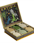 Jungle black gift box with 6 olive oil soaps 